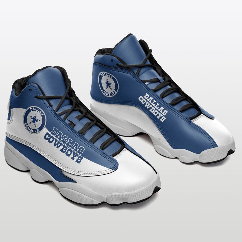 Dallas Cowboys BLACK Air Jordan 13 Sneakers 006 GTS001499
