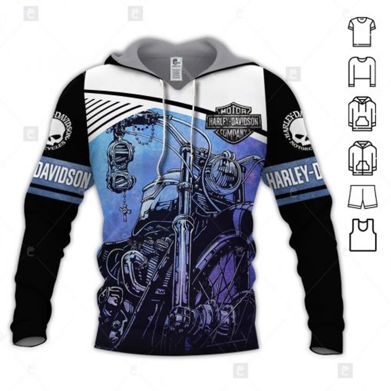 Harley Davidson Motorcycles Limited Edition Unisex Sweatshirt Zipped