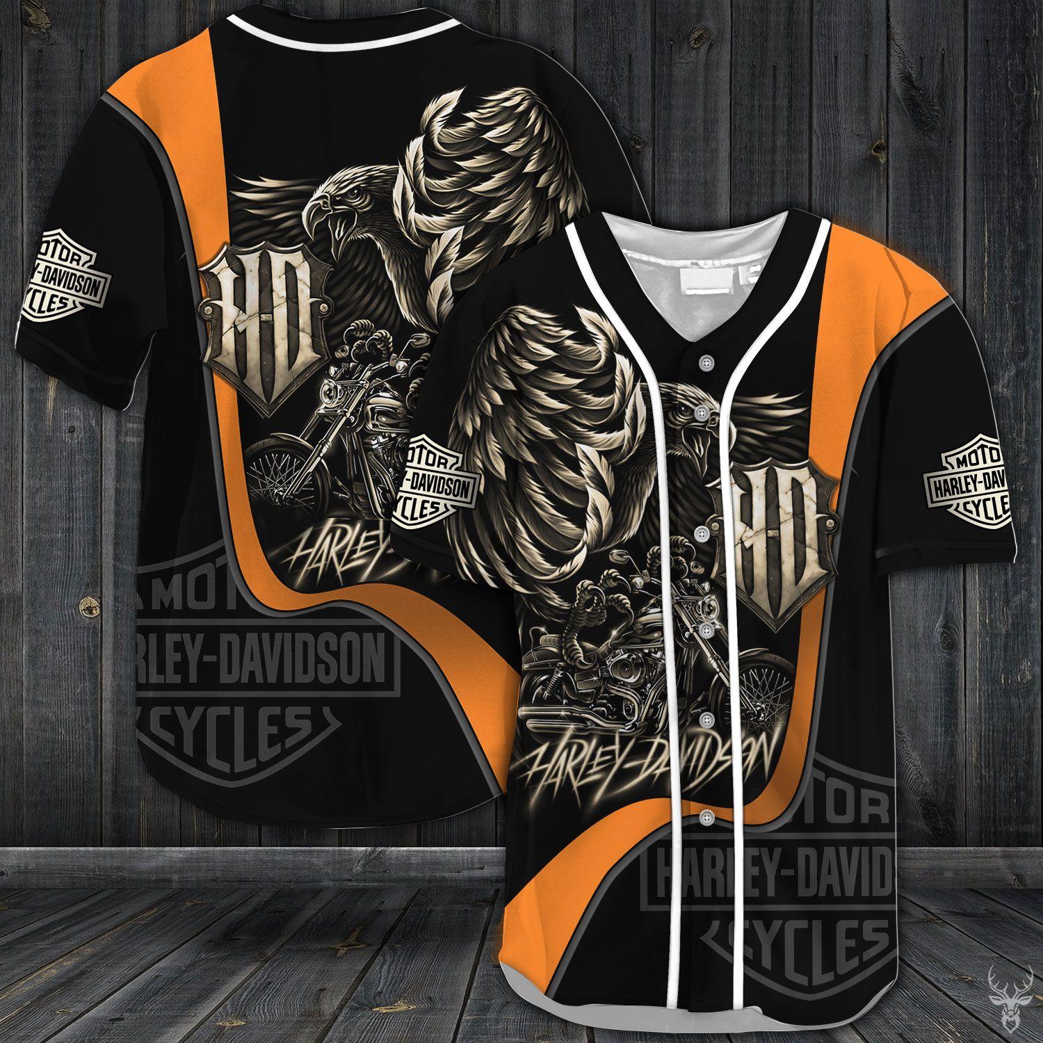 Stocktee Harley Davidson Limited Edition All Over Printed Baseball