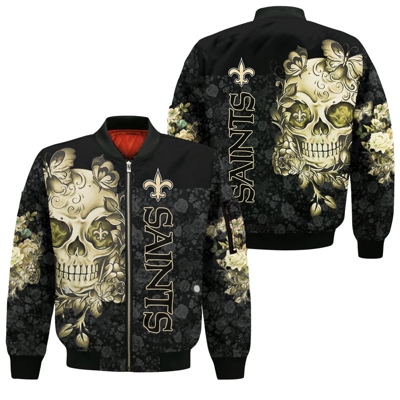 NFL New Orleans Saints Limited Edition All Over Print Sweatshirt Zip ...