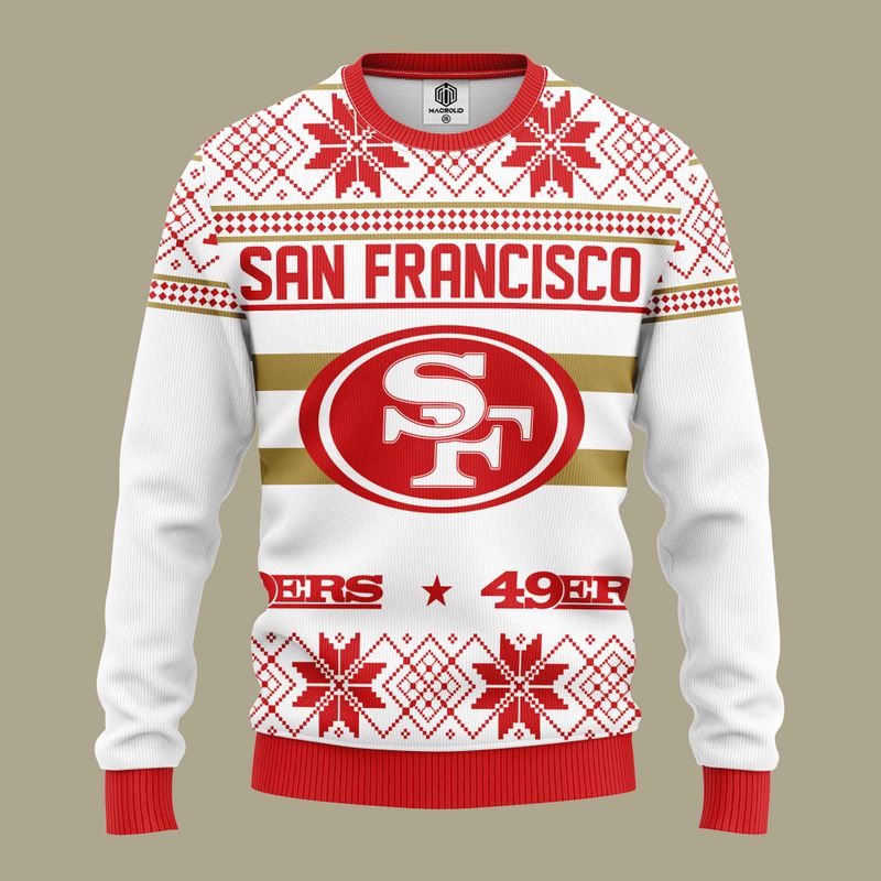 NFL San Francisco 49ers Limited Edition All Over Print Christmas Ugly ...