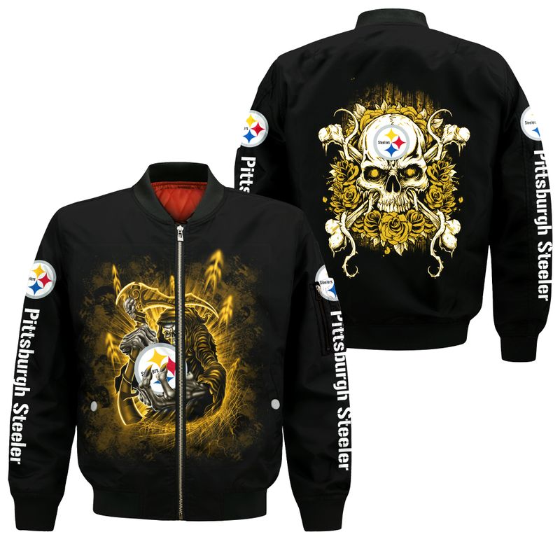 NFL Pittsburgh Steelers Limited Edition All Over Print Sweatshirt Zip ...