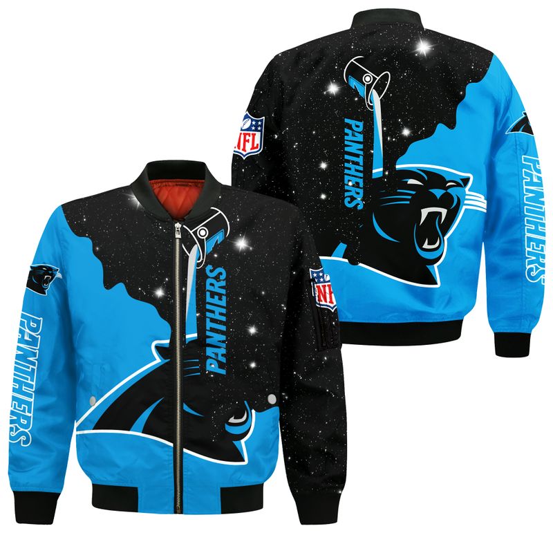NFL Carolina Panthers Limited Edition All Over Print Sweatshirt Zip ...