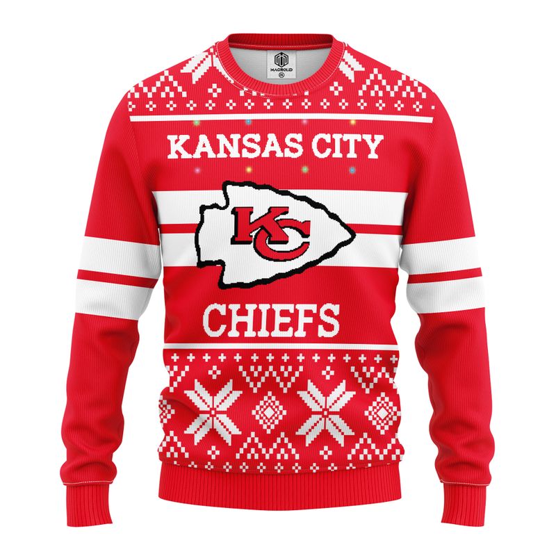 NFL Kansas City Chiefs Limited Edition All Over Print Christmas Ugly Sweater Sweatshirt Unisex