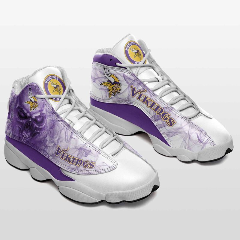 NFL Minnesota Vikings Limited Edition Men's and Women's JD 13 Sneakers ...