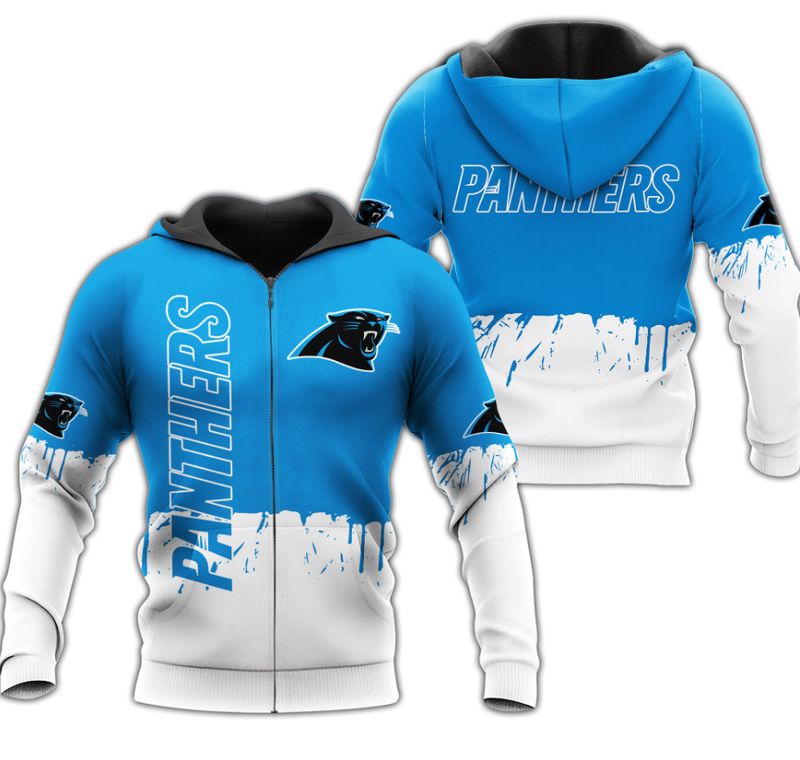 NFL Carolina Panthers Limited Edition All Over Print Zip Hoodie Hoodie ...