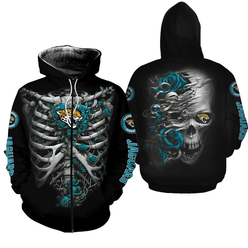 NFL Jacksonville Jaguars Limited Edition All Over Print Zip Up Hoodie ...