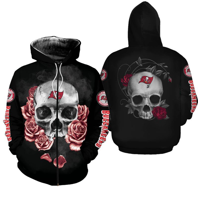 NFL Tampa Bay Buccaneers Limited Edition All Over Print Zip Up Hoodie ...