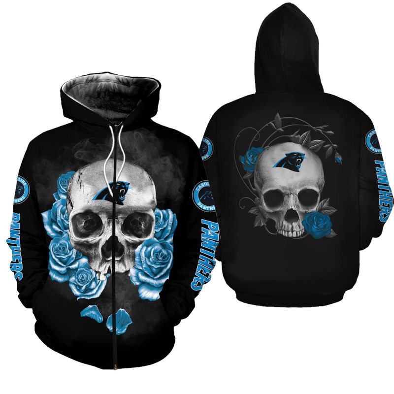 NFL Carolina Panthers Limited Edition All Over Print Zip Up Hoodie ...