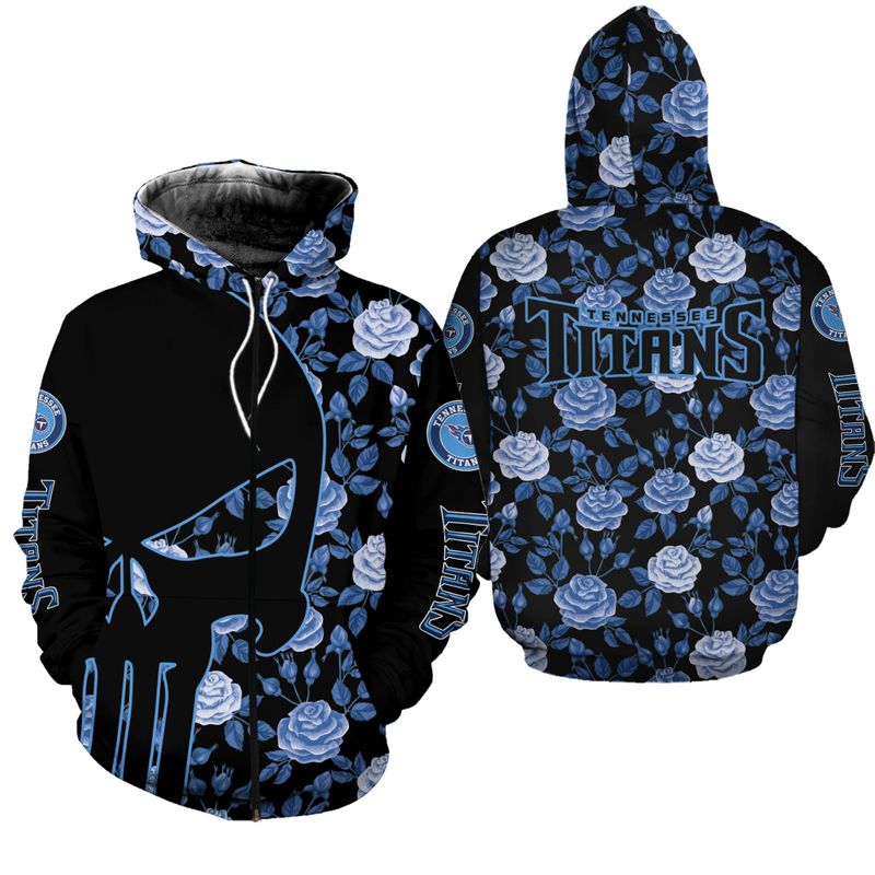 NFL Tennessee Titans Limited Edition All Over Print Zip Up Hoodie ...