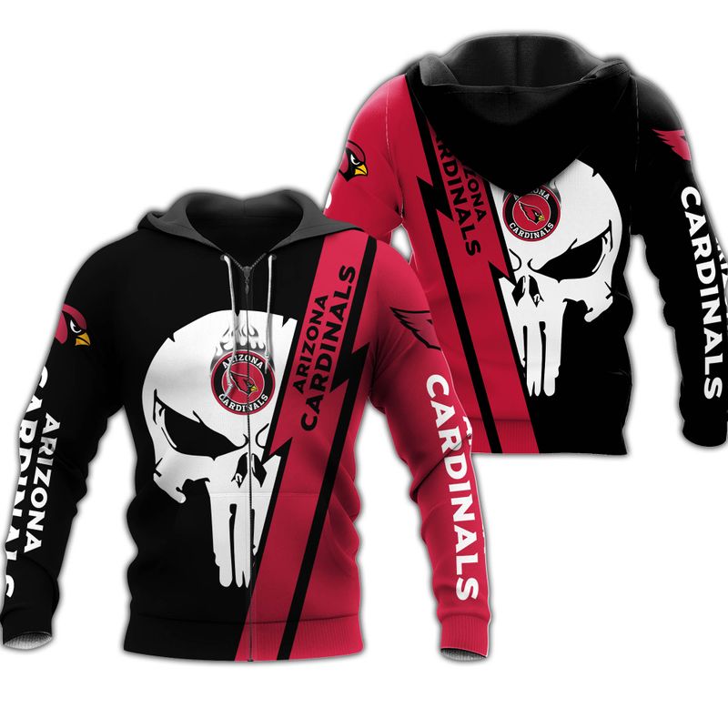 NFL Arizona Cardinals Limited Edition All Over Print Zip Up Hoodie ...