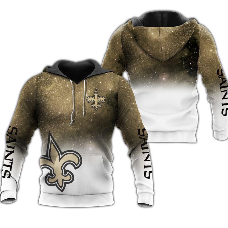 NFL New Orleans Saints Limited Edition All Over Print Hoodie Sweatshirt ...