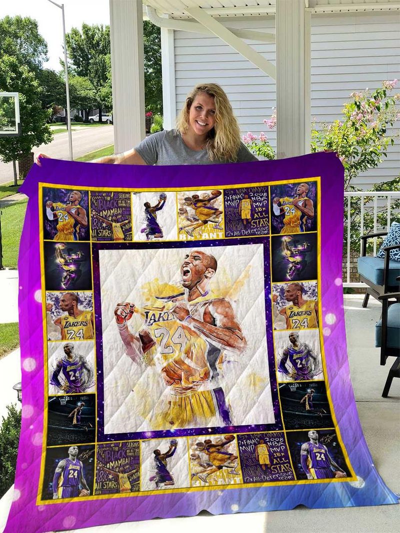 RIP Kobe Bryant Thank You For The Memories Quilt Blanket TH1308