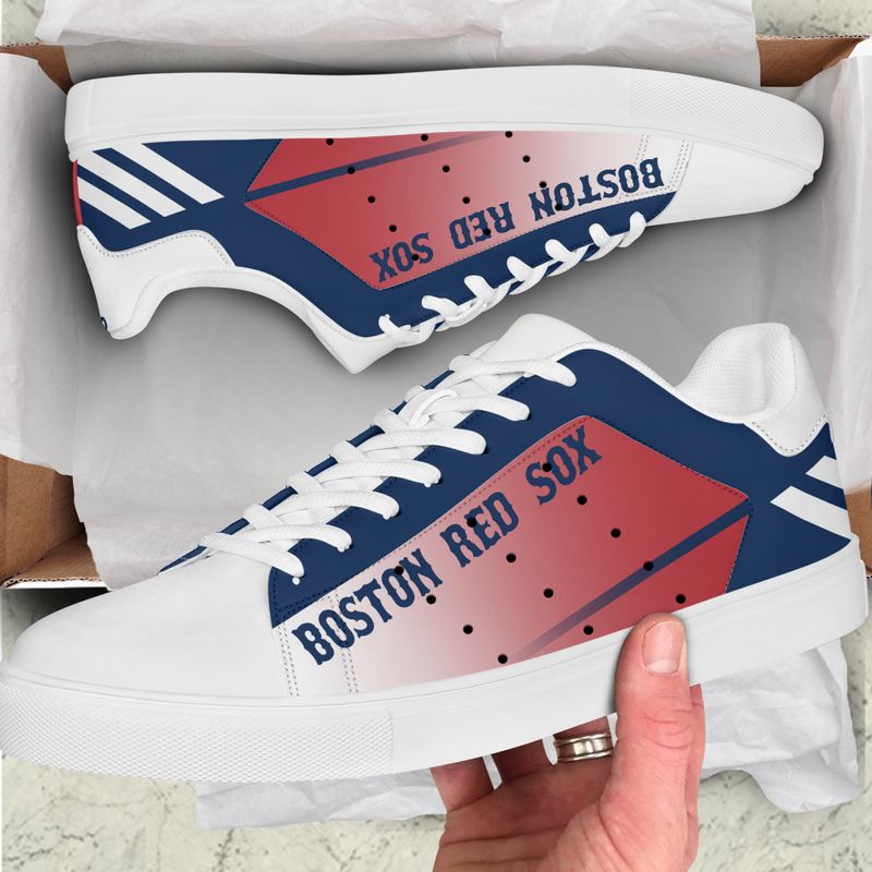 MLB Boston Red Sox Limited Edition Men's and Women's Skate Shoes NEW003336