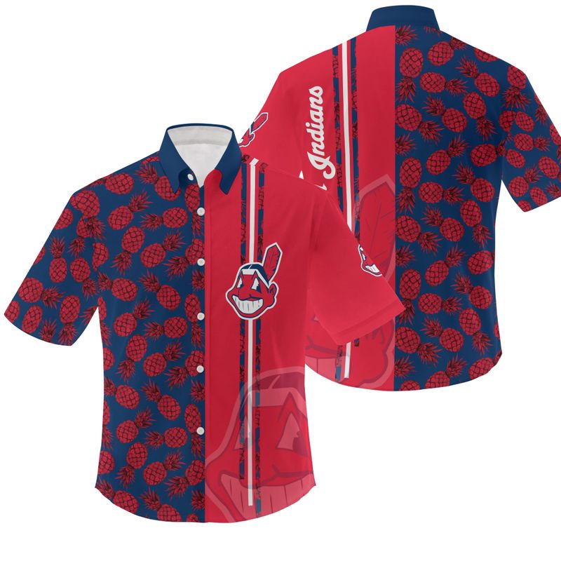 cleveland indians button down shirt