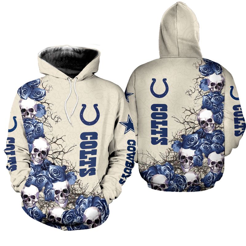 NFL Indianapolis Colts Limited Edition All Over Print Sweatshirt Zip ...