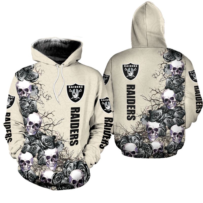 NFL Las Vegas Raiders Limited Edition All Over Print Sweatshirt Zip ...