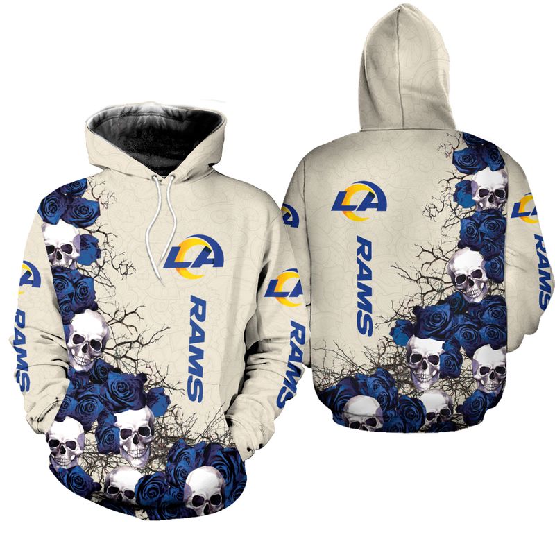 NFL Los Angeles Rams Team Limited Edition All Over Print Sweatshirt Zip ...