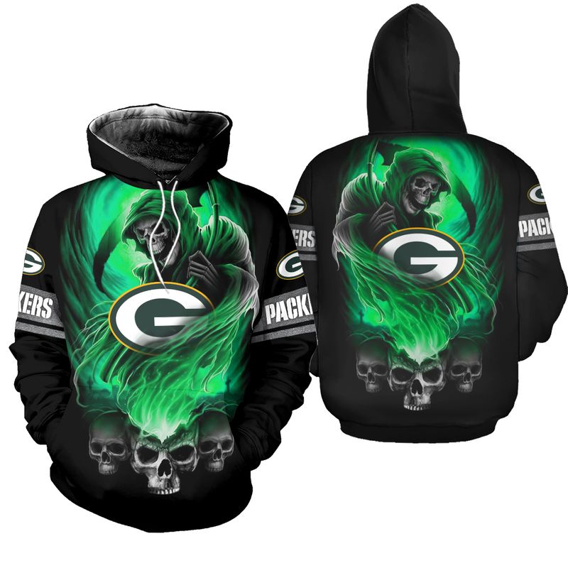 NFL Green Bay Packers Limited Edition All Over Print Sweatshirt Zip ...