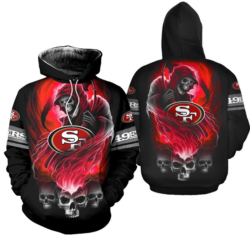 NFL San Francisco 49ers Limited Edition All Over Print Sweatshirt Zip ...