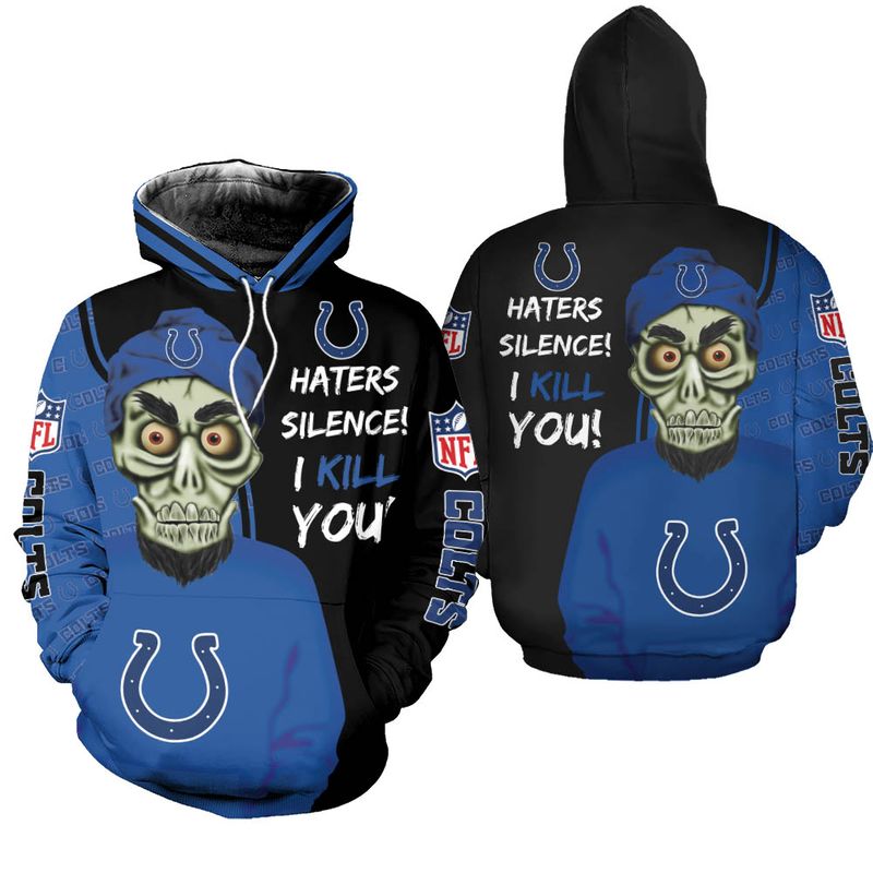 NFL Indianapolis Colts Limited Edition All Over Print Sweatshirt Zip ...