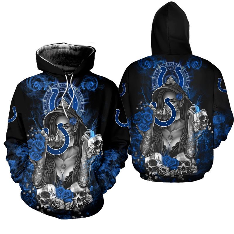 NFL Indianapolis Colts Limited Edition All Over Print Sweatshirt Zip ...