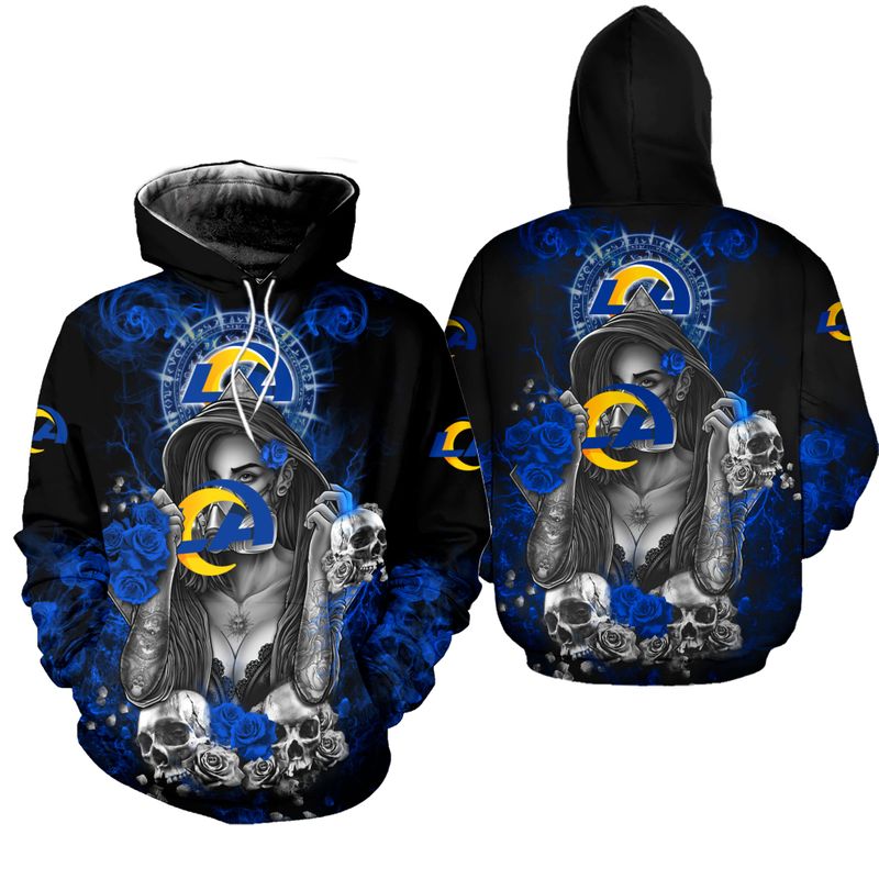 NFL Los Angeles Rams Limited Edition All Over Print Sweatshirt Zip ...