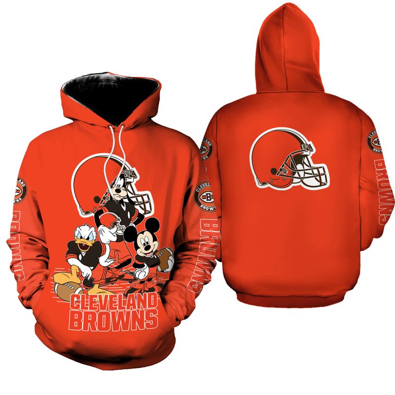 NFL Cleveland Browns Limited Edition All Over Print Sweatshirt Zip ...