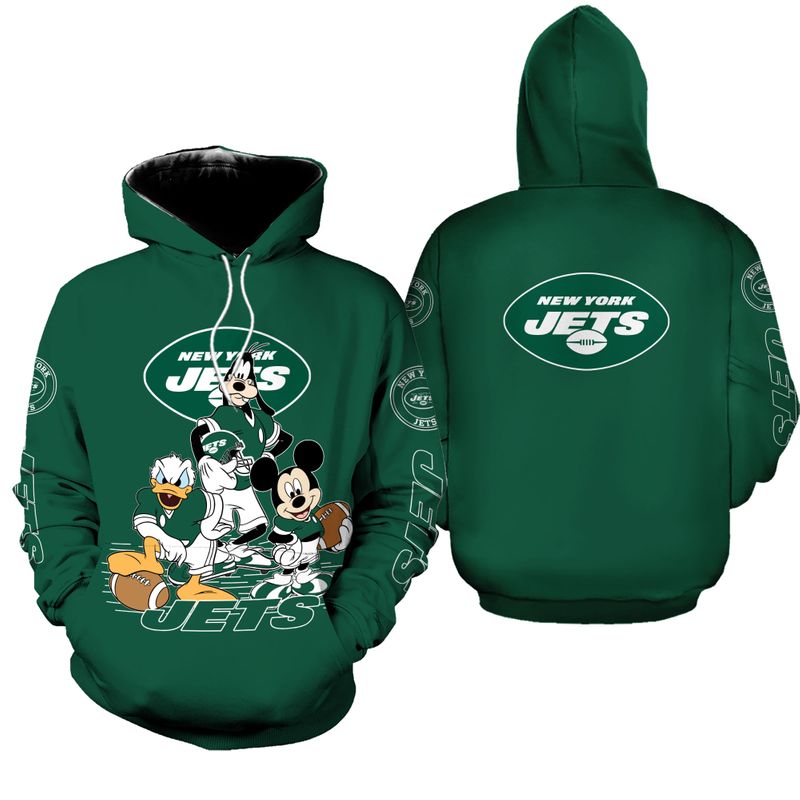 NFL New York Jets Limited Edition All Over Print Sweatshirt Zip Hoodie ...