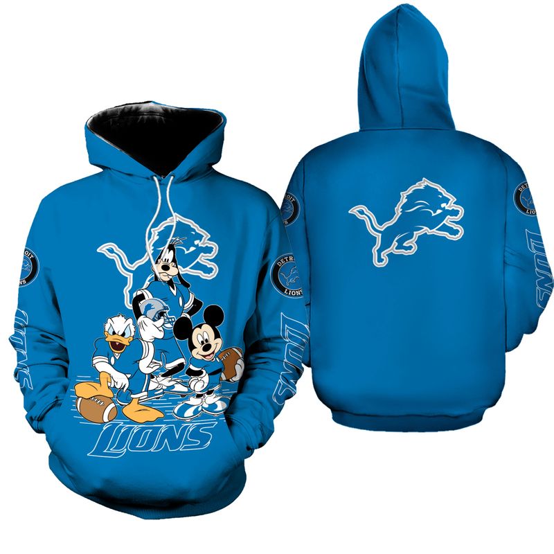 NFL Detroit Lions Limited Edition All Over Print Sweatshirt Zip Hoodie ...