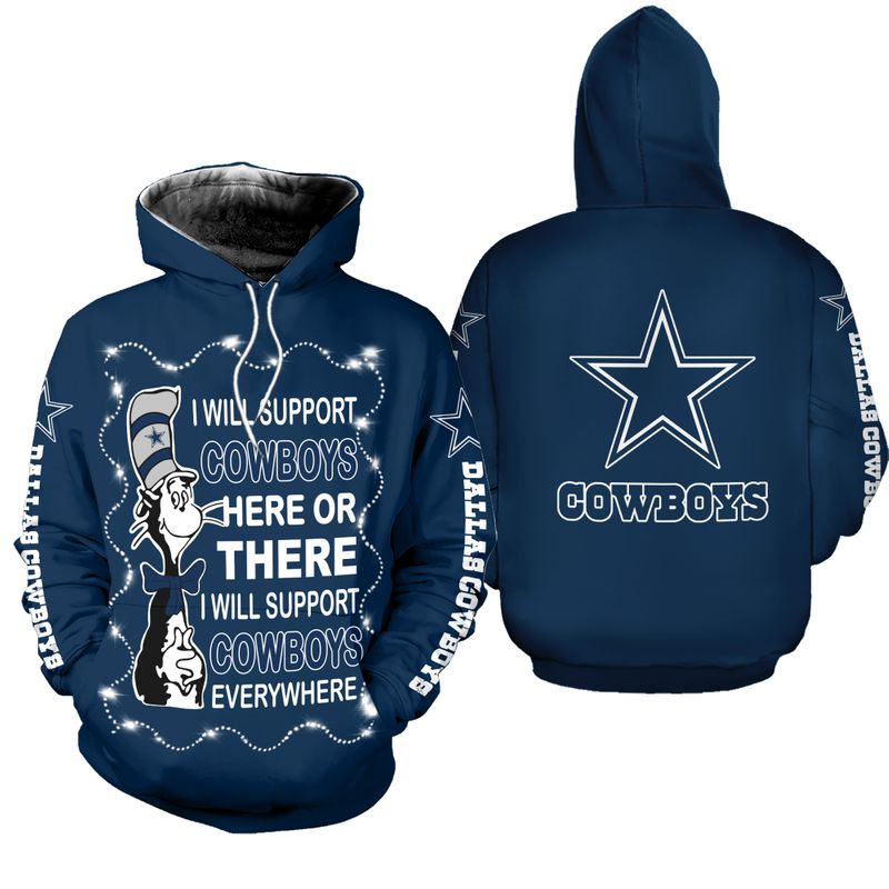 NFL Dallas Cowboys Limited Edition All Over Print Sweatshirt Zip Hoodie ...