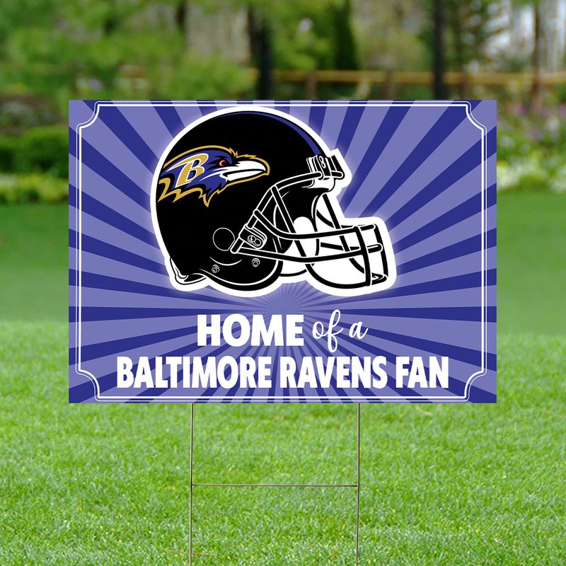 NFL Baltimore Ravens Limited Edition Yard Sign NEW010509