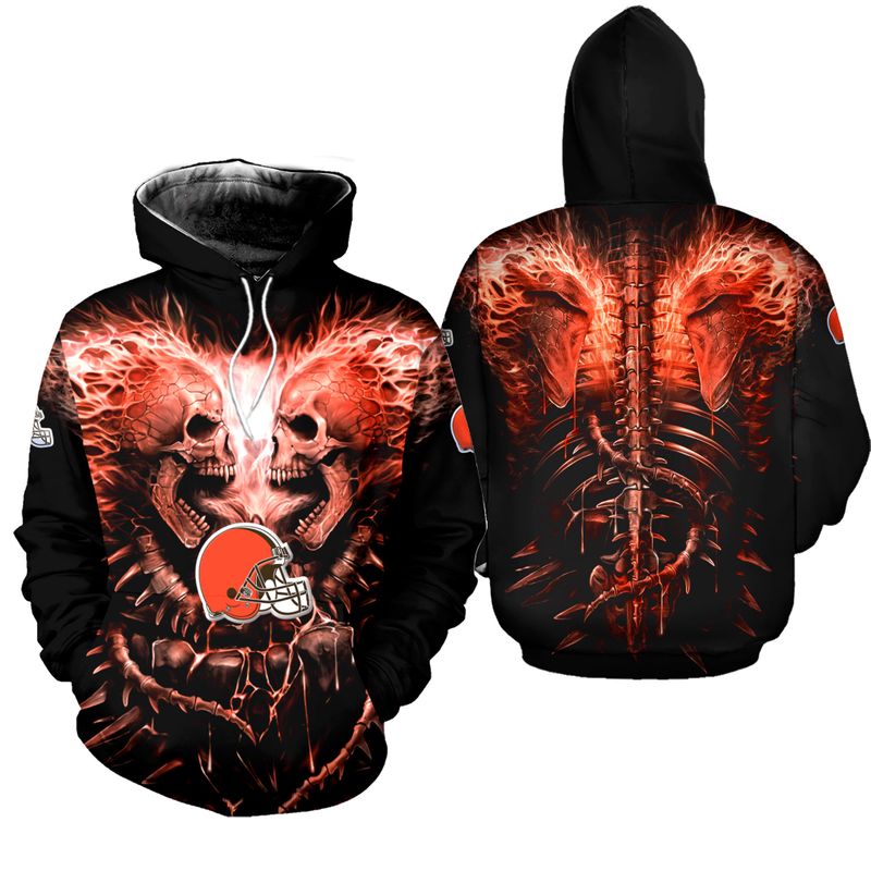 browns military hoodie