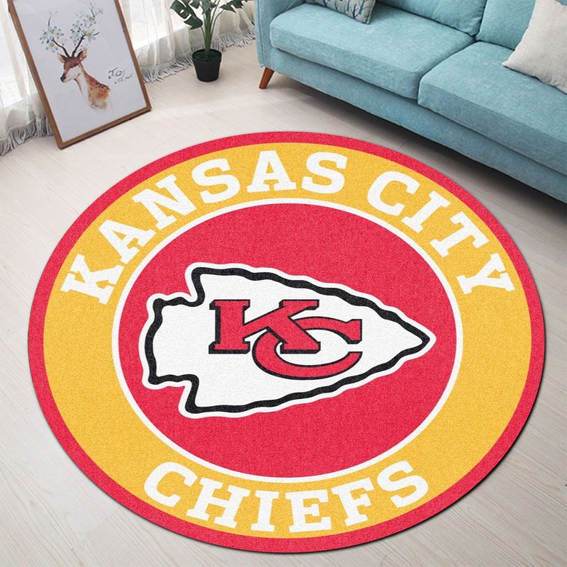 Stocktee Kansas City Chiefs Limited Edition Living Room Round Rug Size