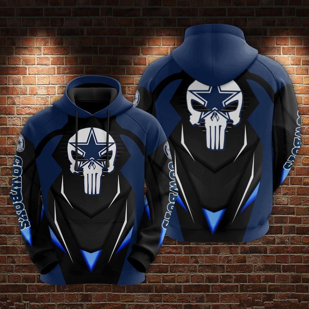 Stocktee Dallas Cowboys Limited Edition Over Print Full 3D Hoodie/Zip ...