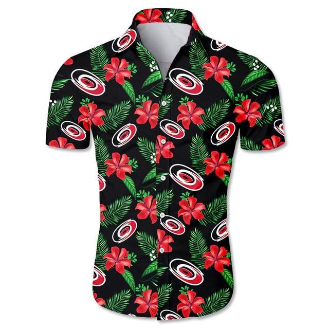 Stocktee Carolina Hurricanes Limited Edition Over Print Full 3D Hawaii ...