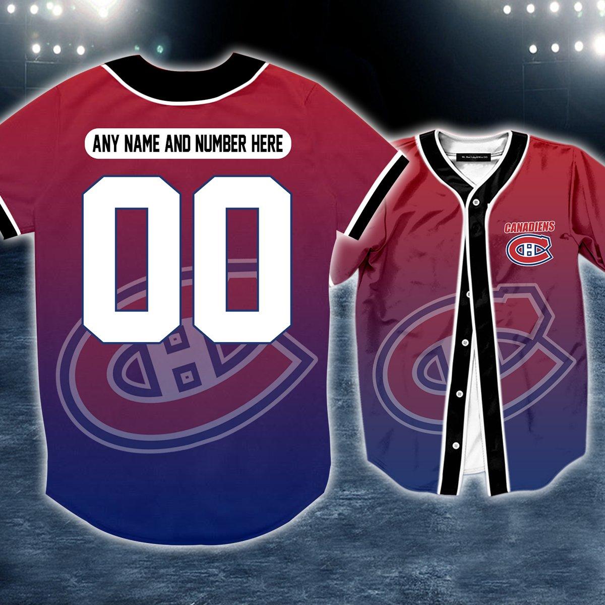 Stocktee Montr Al Canadiens Limited Edition Baseball Jersey GTS002854