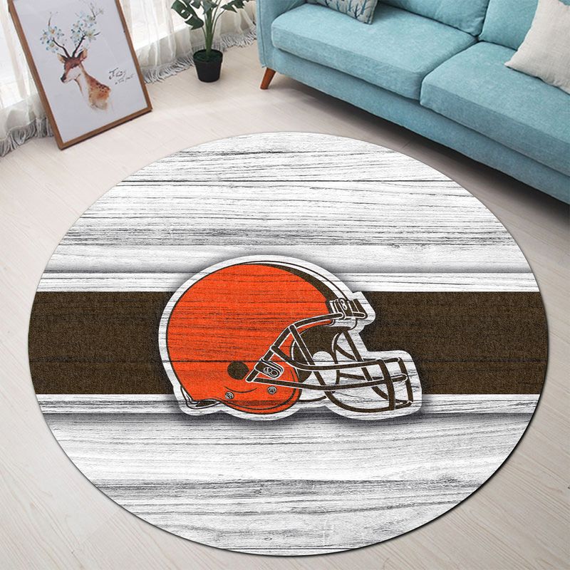 Stocktee Cleveland Browns Limited Edition Living Room Round Rug Size S ...