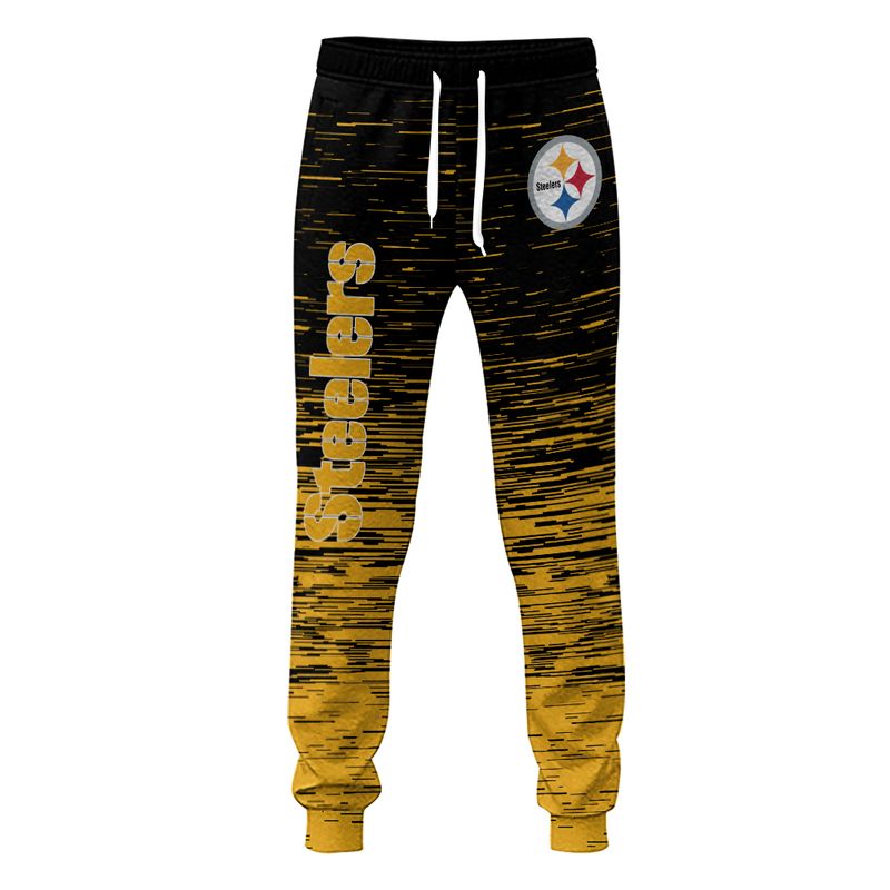 Stocktee Pittsburgh Steelers All Over Print Joggers Unisex Sizes NEW011402