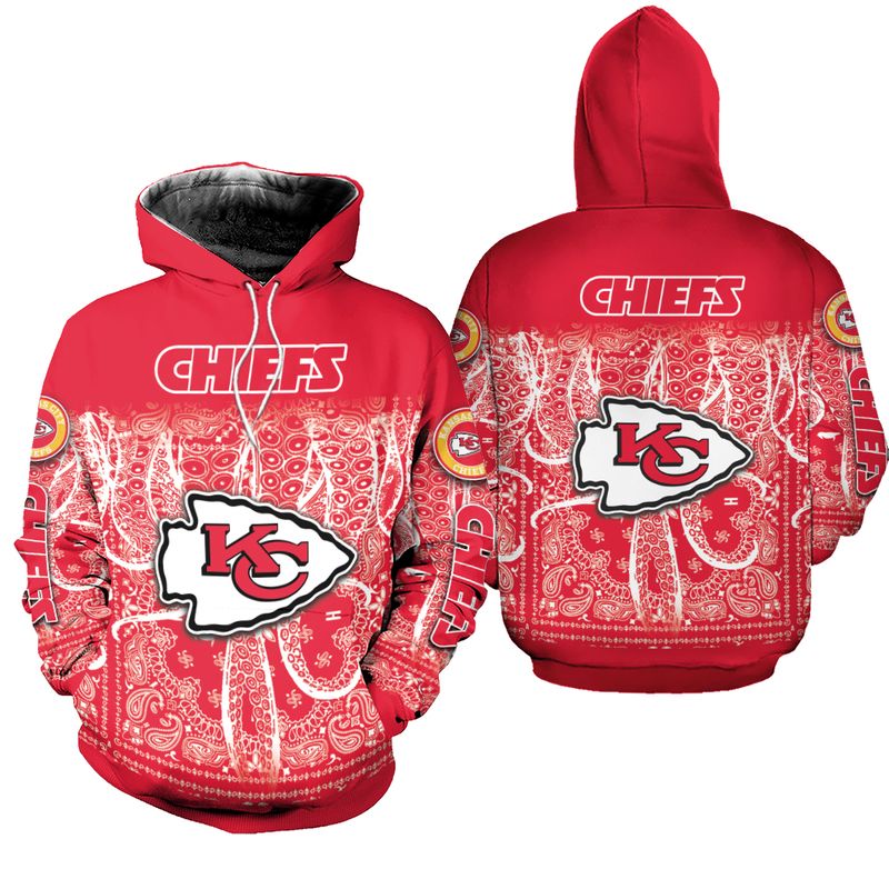 Stocktee Kansas City Chiefs Limited Edition Bandana Skull Sweatshirt ...