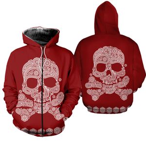 Bandana Limited Edition All Over Print Zip Hoodie Hoodie Size S-5XL NEW015706