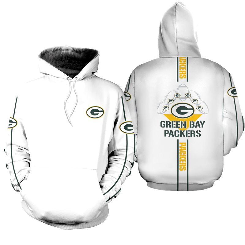 NFL Green Bay Packers Limited Edition All Over Print Hoodie Sweatshirt ...