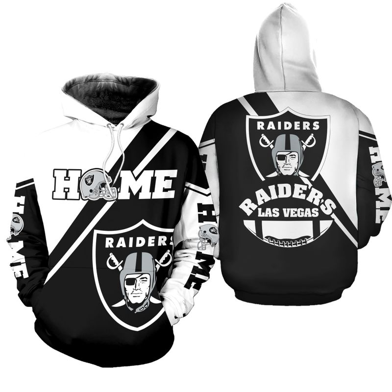 NFL Las Vegas Raiders HOME Limited Edition All Over Print Hoodie ...