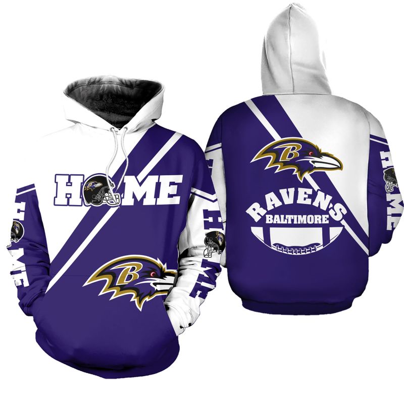 NFL Baltimore Ravens HOME Limited Edition All Over Print Hoodie ...