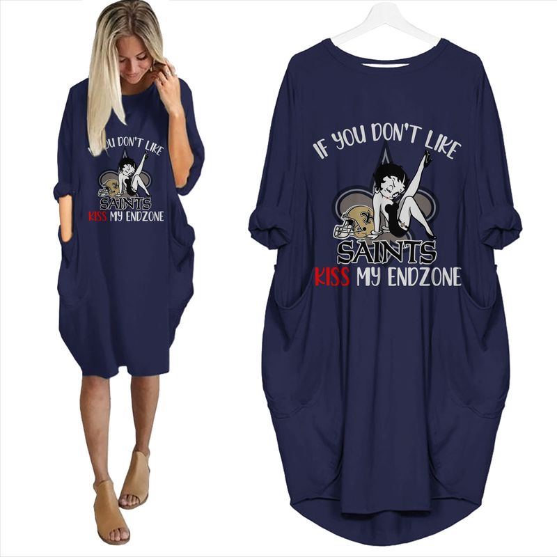 Stocktee If You Don't Like New Orleans Saints Kiss My Endzone Casual ...