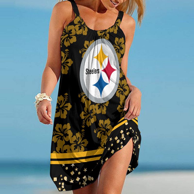 Stocktee Pittsburgh Steelers Hibicus Stars Limited Edition Summer Beach ...