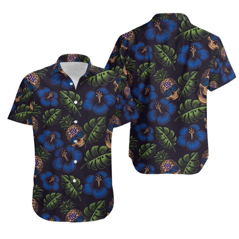 Stocktee New York Giants Pinapple Skull Limited Edition Hawaii Shirt ...
