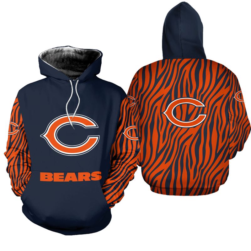 Stocktee Chicago Bears Stripe Pattern Limited Edition All Over Print ...