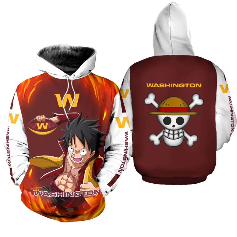 Stocktee Washington Football Team One Piece Luffy Limited Edition All ...