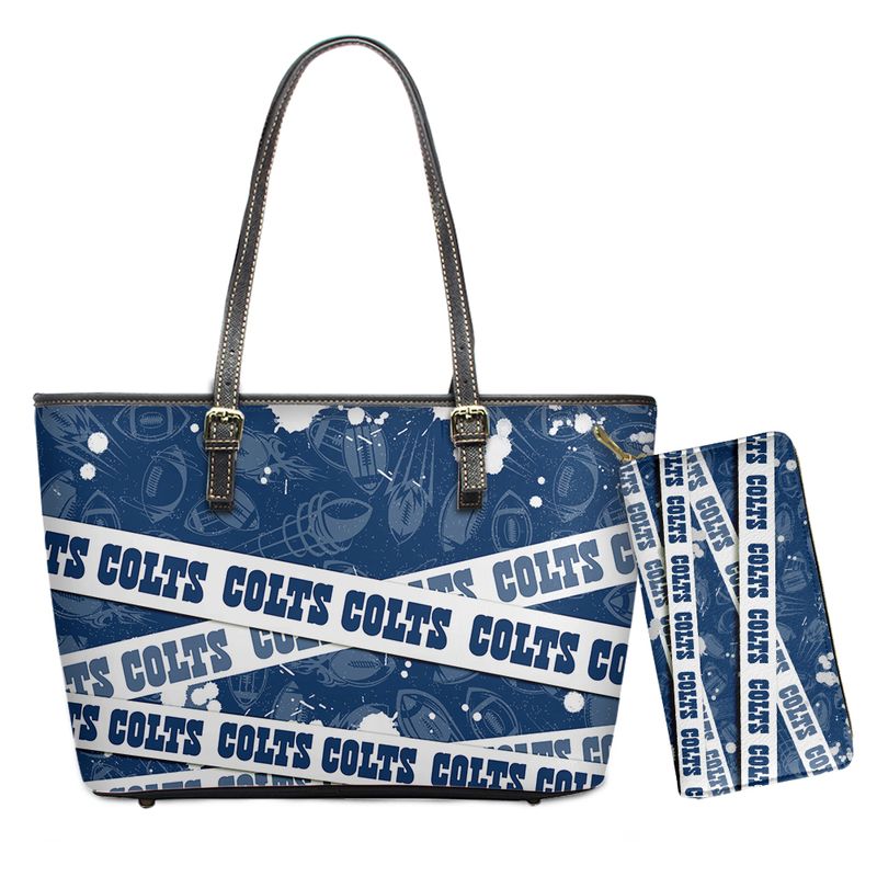 Stocktee Indianapolis Colts Tape Pattern Limited Edition Tote Bag and